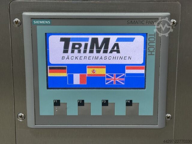 Bread roll production line with compact proofing cabinet Trima K2 G2-3