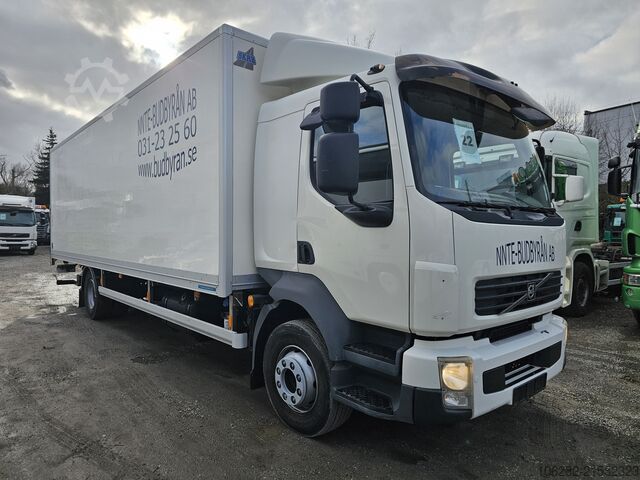 LKW mit Kofferaufbau Volvo FL 240 4x2 14Tons Hebebühne Blatt/Luft