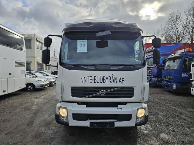 LKW mit Kofferaufbau Volvo FL 240 4x2 14Tons Hebebühne Blatt/Luft