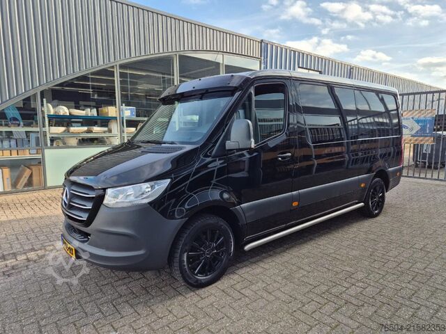 Lieferwagen Doppelkabine Mercedes-Benz Sprinter 314 CDI L2H1 DC 5 Zits Huif Euro 6