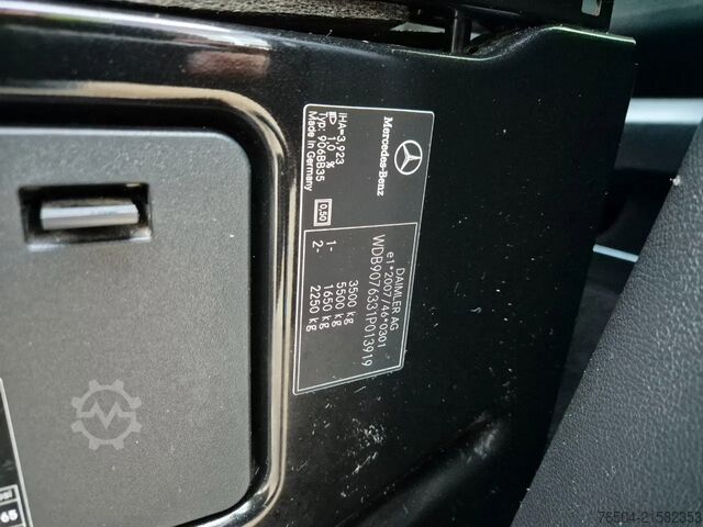 Lieferwagen Doppelkabine Mercedes-Benz Sprinter 314 CDI L2H1 DC 5 Zits Huif Euro 6