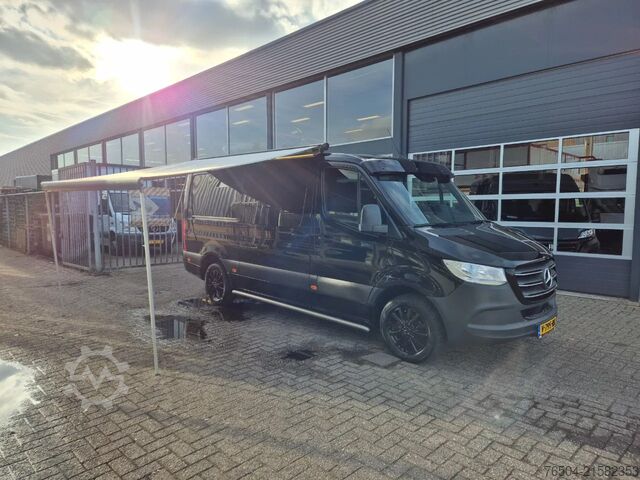 Lieferwagen Doppelkabine Mercedes-Benz Sprinter 314 CDI L2H1 DC 5 Zits Huif Euro 6