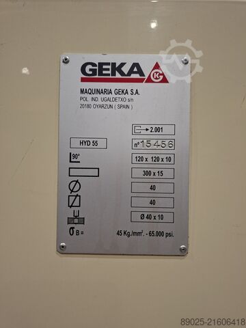 Profile steel shear punch and cut machine GEKA 