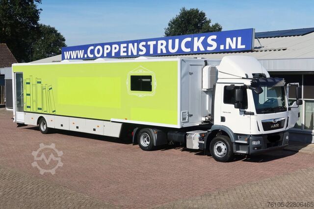 System Trailer PRSH 10TRI PRSH10TRI Bibliotheek, race, camper trailer + MAN TGL 15.290 System Trailer PRSH 10TRI PRSH10TRI Bibliotheek, race, camper ...
