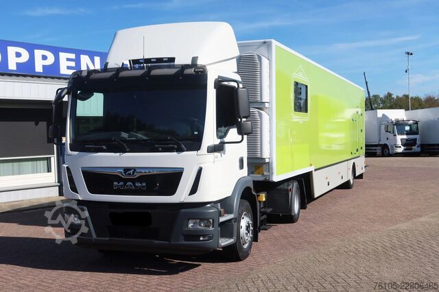System Trailer PRSH 10TRI PRSH10TRI Bibliotheek, race, camper trailer + MAN TGL 15.290 System Trailer PRSH 10TRI PRSH10TRI Bibliotheek, race, camper ...