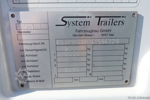 System Trailer PRSH 10TRI PRSH10TRI Bibliotheek, race, camper trailer + MAN TGL 15.290 System Trailer PRSH 10TRI PRSH10TRI Bibliotheek, race, camper ...