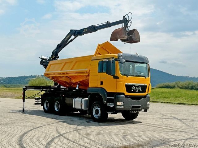 Autokran MAN TGS 33.480*KIPPER 5,10m * EPSILON E165Z76* 6x6