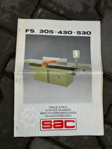 Hobel und Hobelmaschine SAC FS 430.S SAC FS 430.S