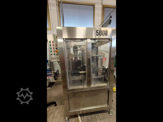 Gebrauchte Flaschenwasch-/Trocknungsmaschine GAI - 3500 bph (Flaschen/Stunde) Cimec 5008