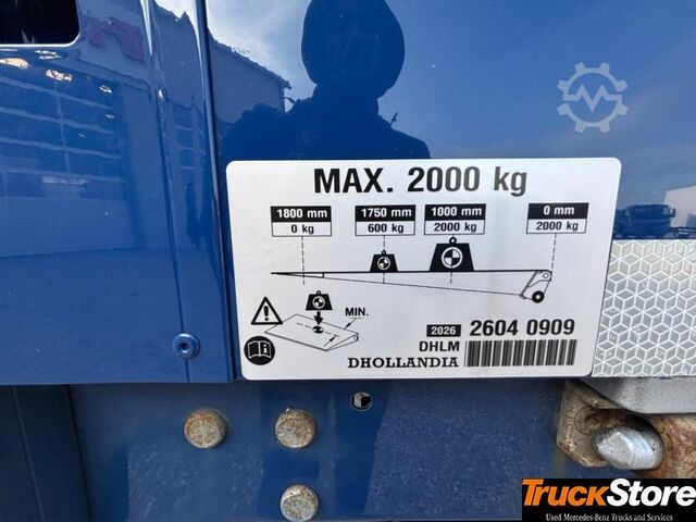 Flatbed truck with tarp  Atego 1224L TOPZUSTAND Curtainsider