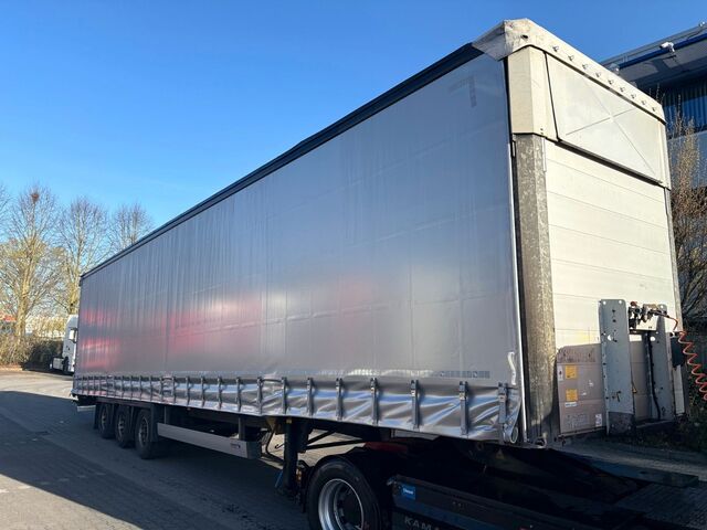 Auflieger mit Pritsche & Plane SCHMITZ CARGOBULL Curtainsider Mega XL lifting/sliding roof