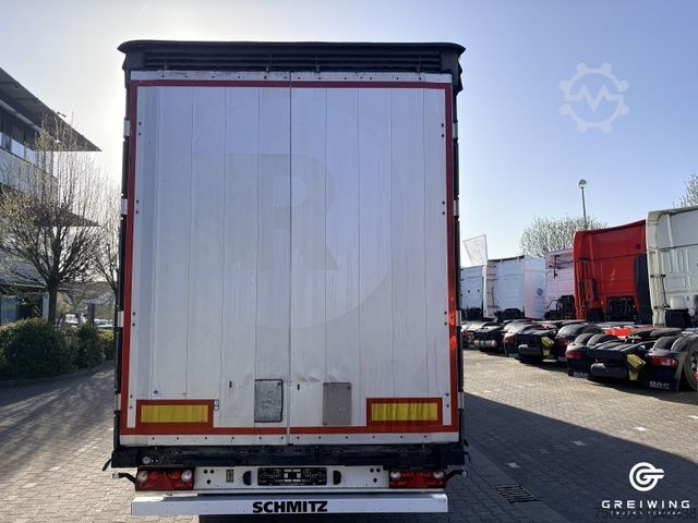 Auflieger mit Pritsche & Plane SCHMITZ CARGOBULL Curtainsider Mega XL lifting/sliding roof