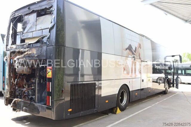 Reisebus Van Hool EX 16 M / Fire damaged / Seats available