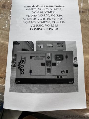 100 kW Diesel Generator – 125 kVA Compal Power VG-R100
