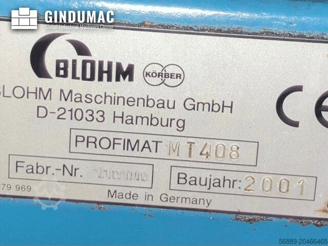 Schleifmaschine BLOHM Profimat MT 408