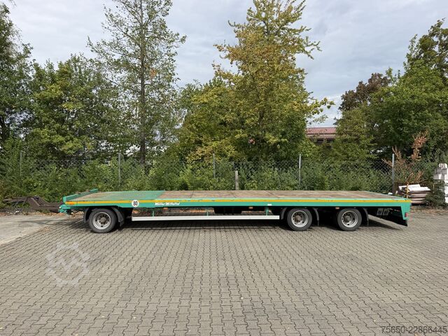 Low loader trailer Müller-Mitteltal TP 24,0  3 Achs Jumbo Prischen 9,40 m, Wenig Benutzt