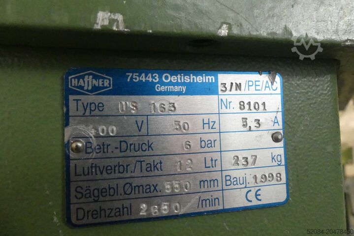 Haffner - Untertischkreissäge HAFFNER US-163