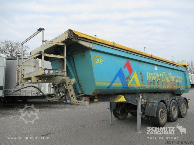 Kipper Auflieger Schmitz Cargobull Kipper Stahlrundmulde 24m³