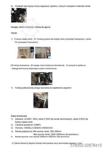Insulating glass production line BOZA 