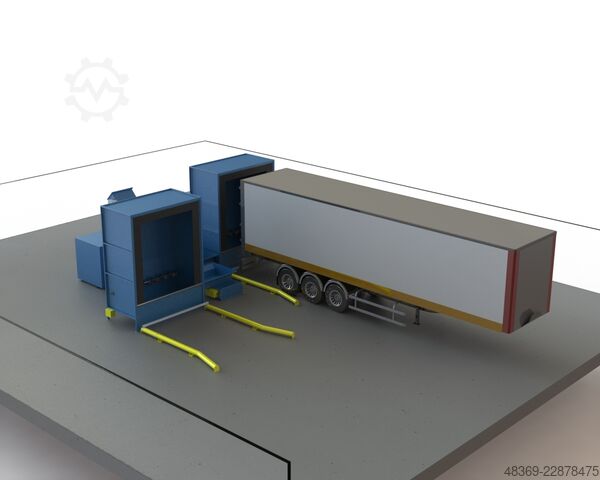 Receiving unit for Walking Floor Trailer RSG Enladesystem