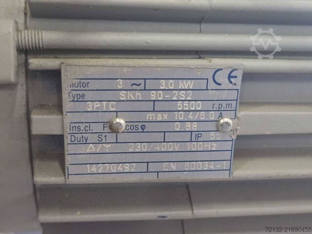 Gebläse VENTUR tekniska ab HPB-F-040-300T / SKh90-2S2