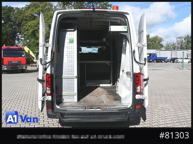High top van VW Crafter Kasten Maxi Mixto, Klima, RFK, 5-Sitzer