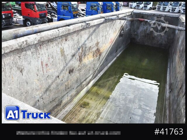 Tipper semitrailer STAS S300CX. 45m³ Alu schlammdicht  Pendelklappe 200 tkm