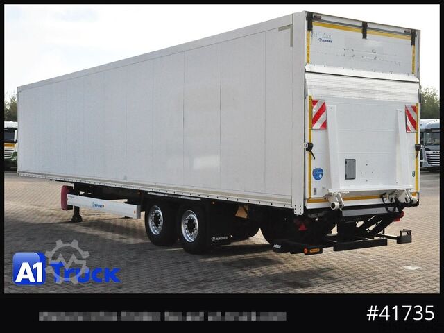 Box semitrailer KRONE SZK 18 elB4, Ladebordwand 2500kg, 2620mm innen