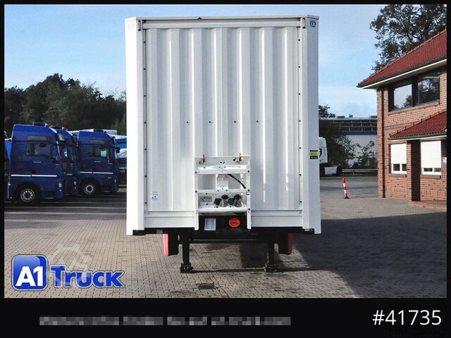 Box semitrailer KRONE SZK 18 elB4, Ladebordwand 2500kg, 2620mm innen