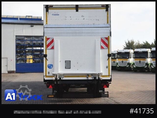 Box semitrailer KRONE SZK 18 elB4, Ladebordwand 2500kg, 2620mm innen