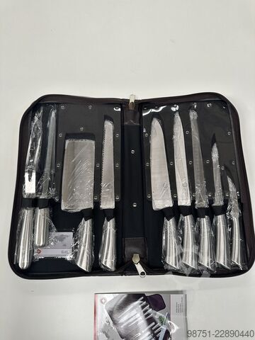 Bolster plate Unbekannt Messerset In Lederetui