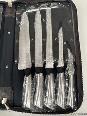 Bolster plate Unbekannt Messerset In Lederetui