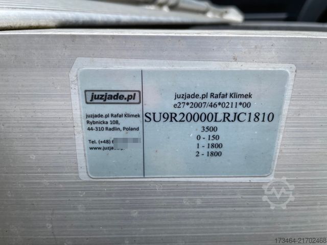 Car trailer  JUZJADE R2 14N * Autotransport * 3.5 to *