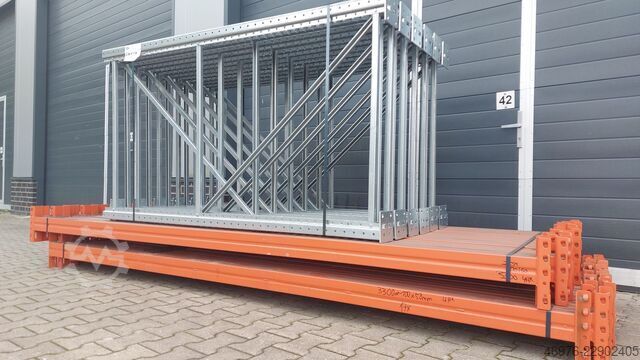 Regallänge: 37.320 mm / St.: 2200x1100mm META Thyssen Multipal S Palettenregalanlage Regalanlage