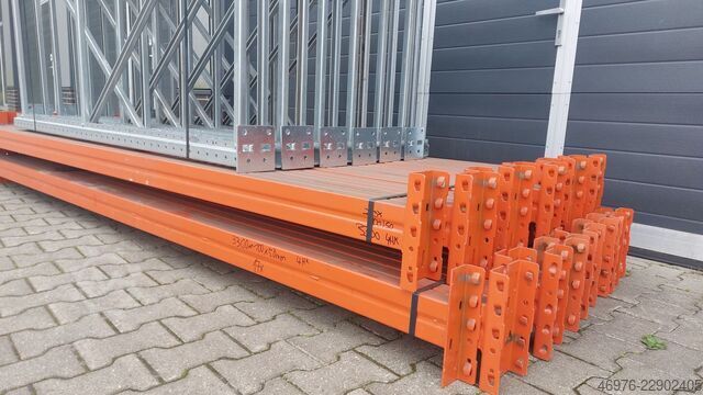 Regallänge: 37.320 mm / St.: 2200x1100mm META Thyssen Multipal S Palettenregalanlage Regalanlage