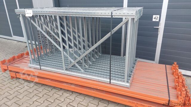 Regallänge: 37.320 mm / St.: 2200x1100mm META Thyssen Multipal S Palettenregalanlage Regalanlage
