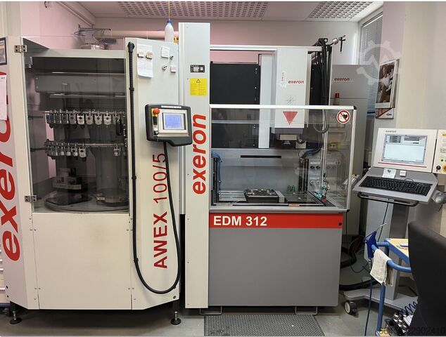 Die-sinking EDM machine with automation Exeron EDM312MF30+AWEX100/5