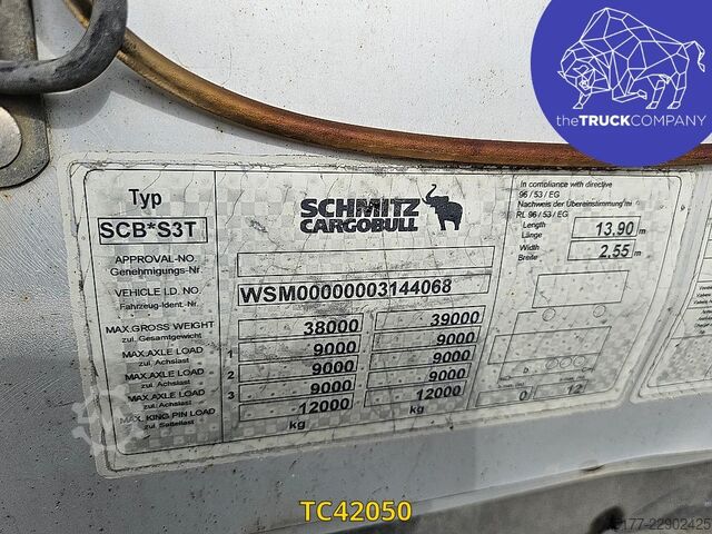 Sliding tarpaulins Schmitz Cargobull 