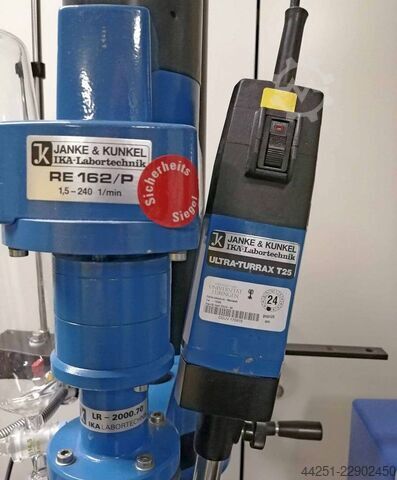 IKA LR 2000 V laboratory reactor complete set Ultra-Turrax T25 RE 162 P water bath LT5 IKA LR 2000 V