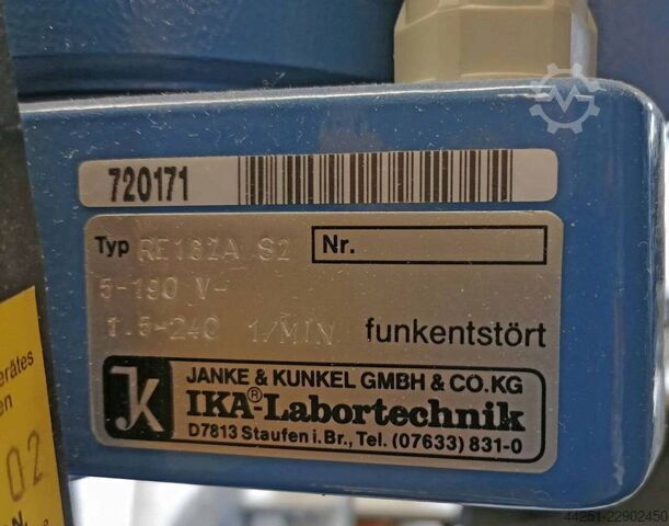 IKA LR 2000 V laboratory reactor complete set Ultra-Turrax T25 RE 162 P water bath LT5 IKA LR 2000 V