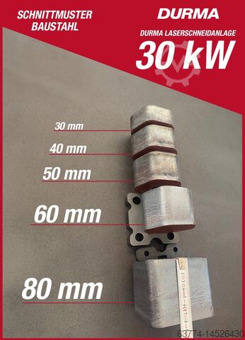 Laser cutting machine DURMA FIBERLASER HD-F 3015 30 kW