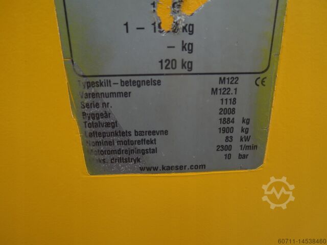 Schraubenkompressor Kaeser M122