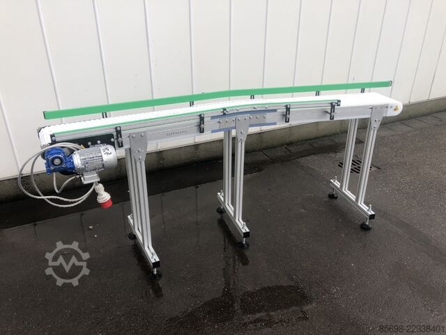 BCK C83 curved conveyor width 25 cm, 20° BCK C83