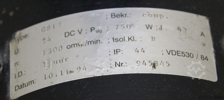 Electric motor 24 V Gansow GSI3