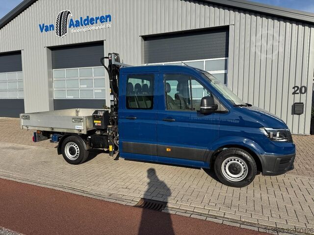 Flatbed with crane VW Crafter, Doka, Crane HIAB T023- 3, Only 36.000 Km