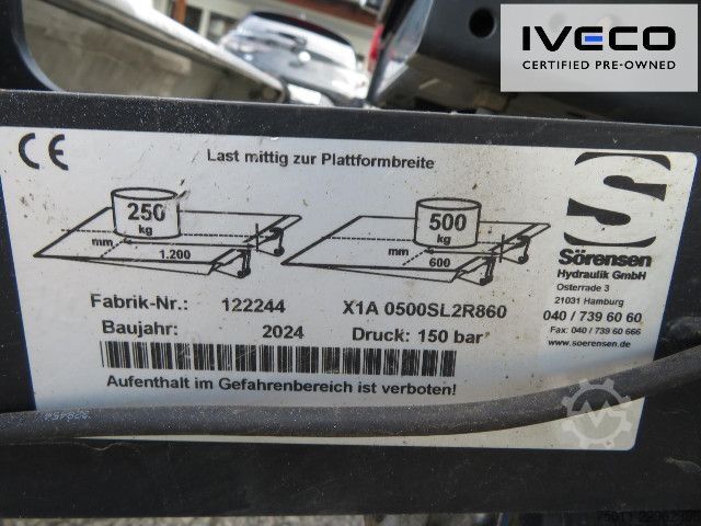 Transporter mit Koffer IVECO Daily 35C16 Koffer/LBW Klima, Zwillingsreifen