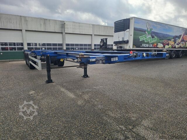 Transport von Containern MENKE JANZEN 40 FOOT STRAIGHT / 2 X 20/30 FOOT./ BPW DRUM / ...