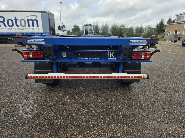 Transport von Containern MENKE JANZEN 40 FOOT STRAIGHT / 2 X 20/30 FOOT./ BPW DRUM / ...