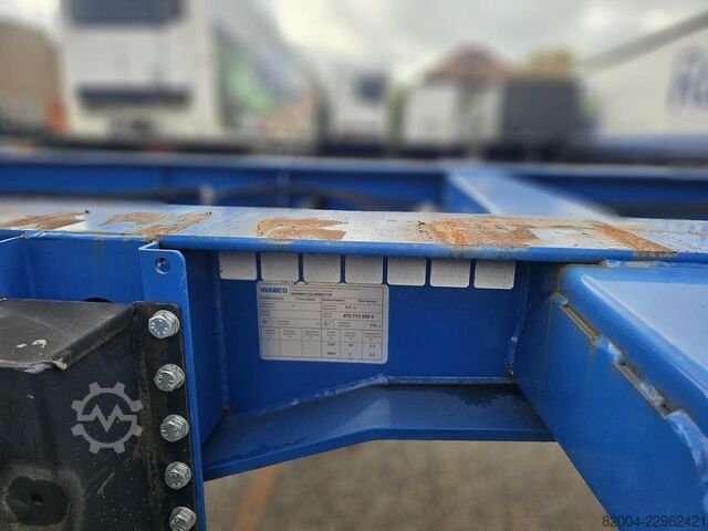 Transport von Containern MENKE JANZEN 40 FOOT STRAIGHT / 2 X 20/30 FOOT./ BPW DRUM / ...