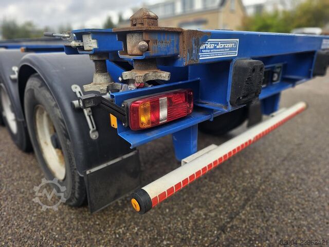Transport von Containern MENKE JANZEN 40 FOOT STRAIGHT / 2 X 20/30 FOOT./ BPW DRUM / ...